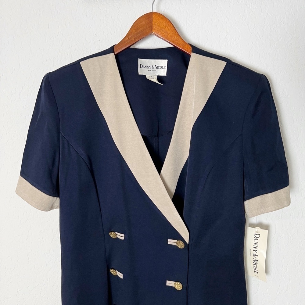 Danny & Nicole Vintage Long Blazer Dress - Picture 2 of 11